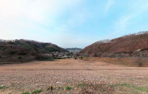 大塩ダム天端